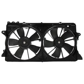 Agility Auto Parts 6010328 Dual Radiator and Condenser Fan Assembly (Use Garage Tool to Check Correct Compatibility)