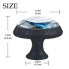 FVQL Black Cabinet Knobs for Kitchen Cupboard Bathroom, Set of