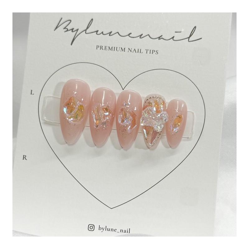 Aurora Handmade Nail Tips Nail Tips - Ballerina / 오로라