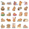 Capybara Stickers, Pack of 50, Kawaii Capybara Stickers, Children's Waterproof