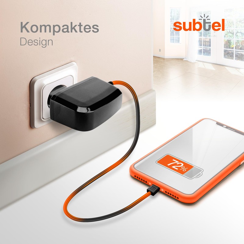 subtel® GPS Ladegerät kompatibel mit Becker Ready 50 Ready 6