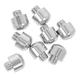 SAFIGLE 8pcs Hair Scissor Mufflers: Metal Silencers For Hair Cutting Shears Barber Shop Accessories - Scissor Bumpers Reduce Noise Pet Grooming Essential