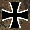 #A142 Sticker Military Cross Cross Military Type 5 10 x