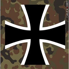 #A142 Sticker Military Cross Cross Military Type 5 10 x 10 cm