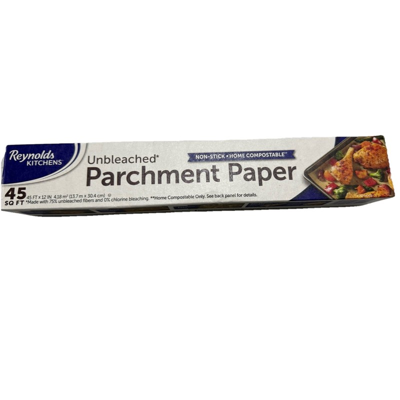 Reynolds Kitchens Unbleached Parchment Non Stick Paper Roll, 45 Square