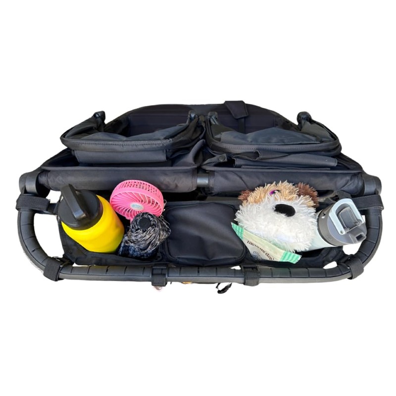 Double Stroller Organizer for Bob Duallie and Baby Jogger City