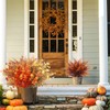 Woltoy Autumn Artificial Flowers 16 Pcs Autumn Decorations Outdoor Indoor
