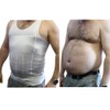 WannGe Mens Snellisce Corpo Fissante Giubbotto Camicia, Compressione Muscolare Tank