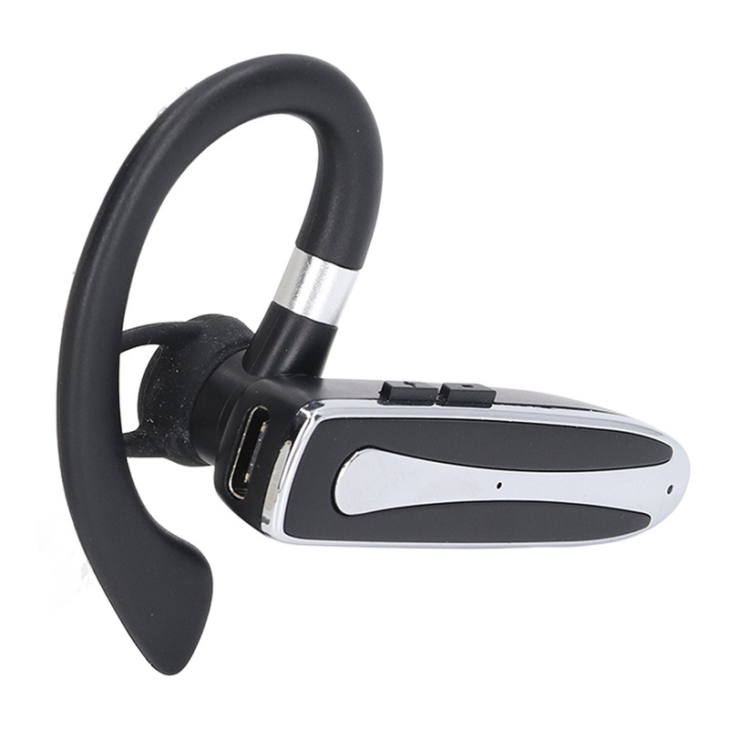 Bluetooth Earpiece Noise Cancelling Hands Free Rotatable Single Ear Wireless