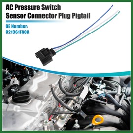 Motoforti AC Pressure Switch Sensor Connector Plug Pigtail No.921361FA0A for Nissan Altima 2000-2018 3pin Long-Lasting