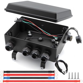 Torkettle Winch Solenoid Relay Control contactor Box for 8000-17000lbs Electric ATV UTV Winch 12V
