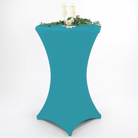 Gräfenstayn® Diana High Table Cover Various Colours and Sizes for a Table Diameter of 60 cm Diameter 70 cm Diameter 80 cm with Öko-Tex Standard 100 Seal Tested Confidence 30435, Ø 80