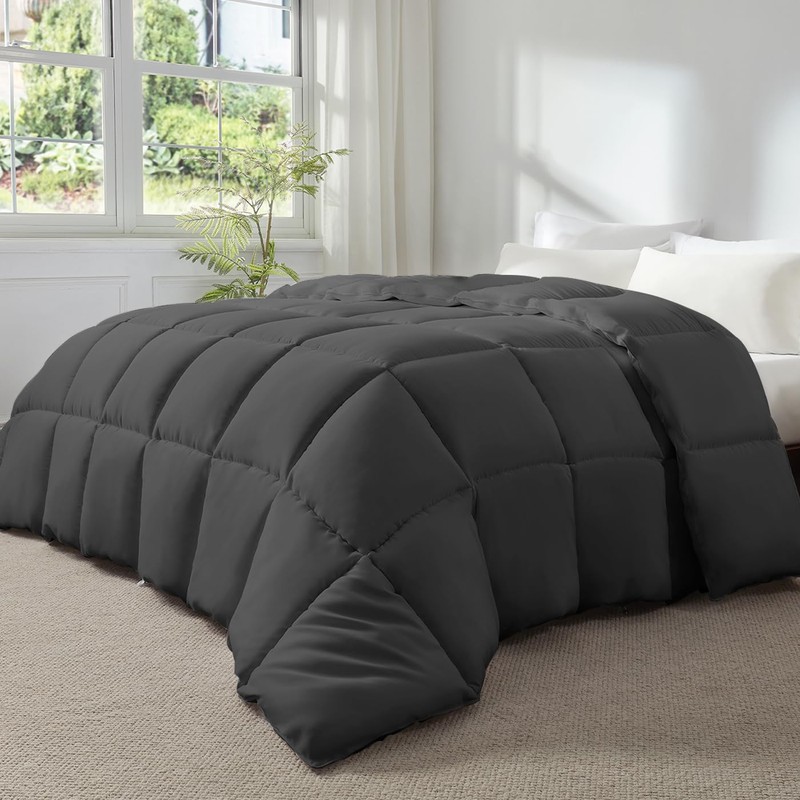 Soft Alaskan King Comforter 120"x 132" Extra Large Lightweight Quilted