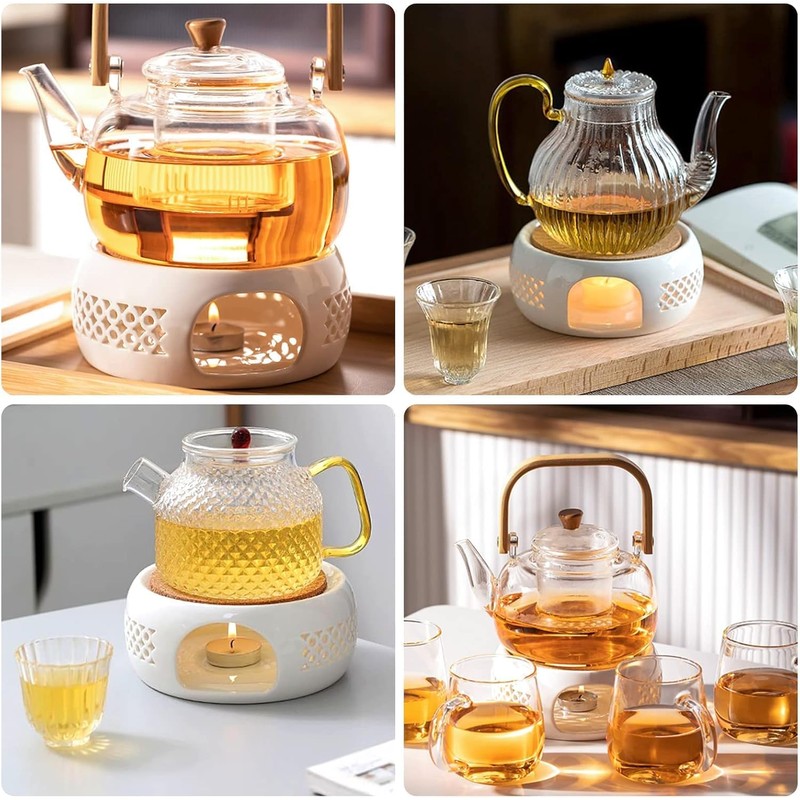 Hsthe Sea Teapot Warmer for Teapot Ceramic Teapot Warmer with