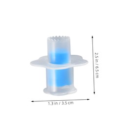 Generic 6PCS Cupcake Corer Safe Pastry Hole Digger for Muffins Cakes for DIY Decorating Includes Red Blue Molds for Unique Treats