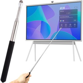 JYvivid 1 Pcs Pointer Stick for Classroom, Stylus Teacher Pointer Stick, Retractable Pointer Stick, Extendable Pointer for Teacher, Coach, Guides (Black - Style2)