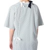 Interweave Healthcare Lapover Hospital Gown with Colour Coded Ties, Blue