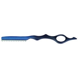 Ergonomic Razor Stainless Steel + 10 Replacement Blades for Professional Hair Kiepe Ergos