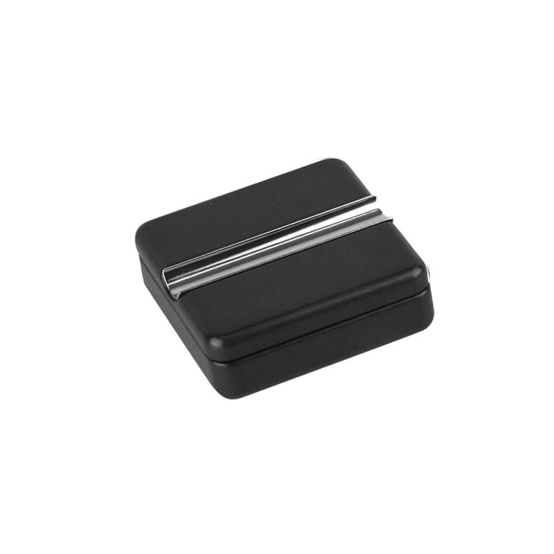 Cigar Ashtray Extendable Magnetic Closure Black