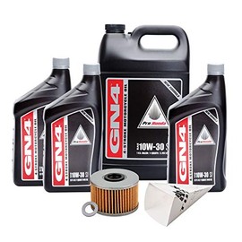Tusk 4-Stroke Oil Change Kit Engine and DCT Oil Change Pro-Honda GN4 10W-30 - Honda Pioneer/Talon