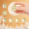 36 PCS Esferas Navideñas de 4 cm, Set con 6