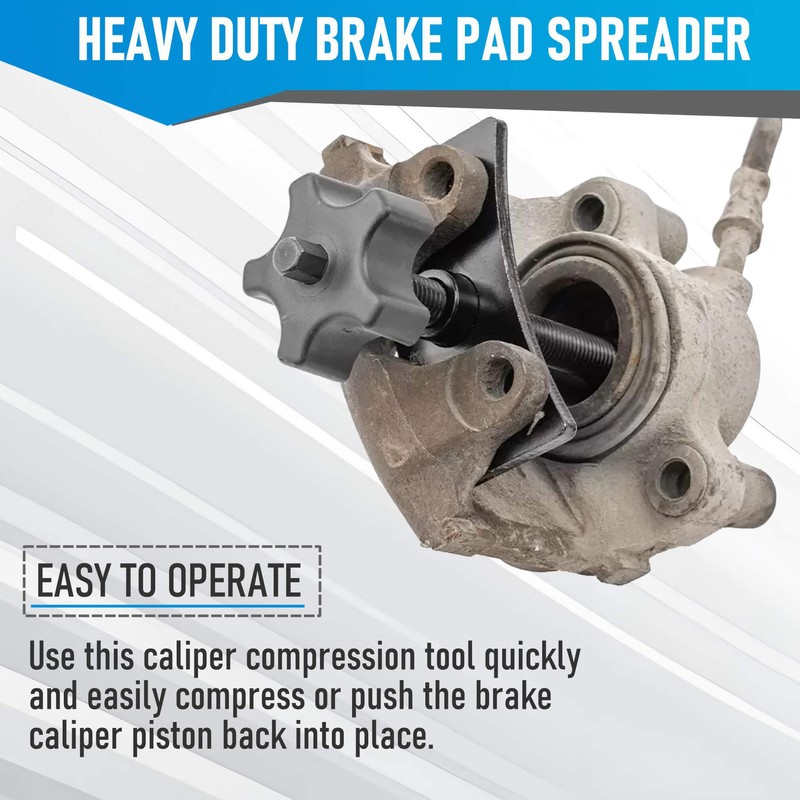 TEOFix Brake Caliper Compression Tool.Heavy Duty Caliper Piston Compressor Tool