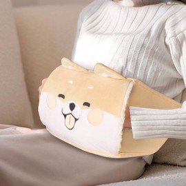 Hot Water Bottle Belt, 1L Hot Water Bottle Belt 3 in 1 Portable PVC Hot Water Bottle with Soft Cover and Waist Cover for Neck and Shoulder Back Legs