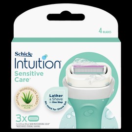Schick Womens Intuition Plus Aloe & Vitamin E Cartridges x 3