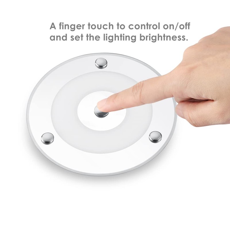 Obeaming 12 V LED Ceiling Light, Campervan, Dimmable Panel Light,