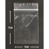 Japack's Waterproof and Moisture-Proof Ziplock Plastic Bag, Clear, Horizontal 5