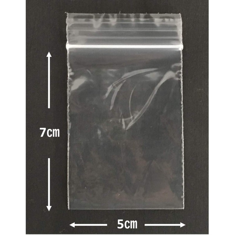 Japack's Waterproof and Moisture-Proof Ziplock Plastic Bag, Clear, Horizontal 5
