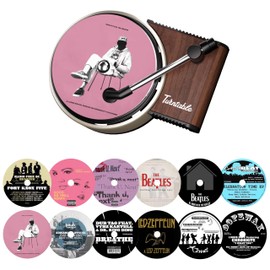 Car Air Freshener Set, 12 Pieces, Vinyl Album Cover Air Freshener,Car Fragrance Diffusers Clips in Retro Style Record Player Design (12PCS, fashion)