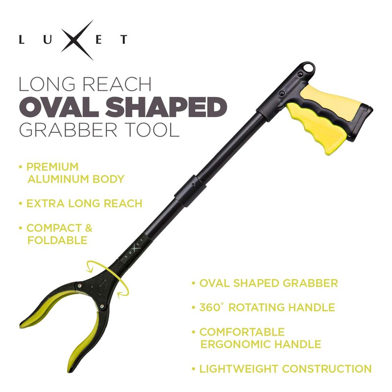 Grabber Reacher Tool 19 Inch Long, Foldable Pick Up Stick