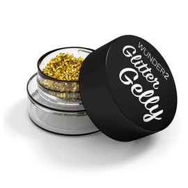 WUNDERBROW GLITTER GELLY Long Lasting Glitter Gel - Face, Eye and Body Glitter Makeup, 24 Karat Color