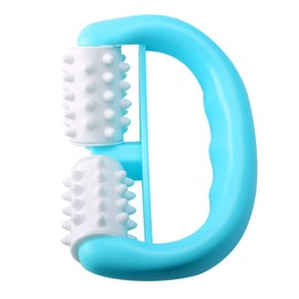 LALAFINA Type Body Roller Massager for Deep Tissue Relief Ergonomic Hand-held Design for Abdomen Legs Neck and Arms Use with Oil or Color