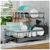 7 code Large Dish Drying Rack for Kitchen Counter, Detachable
