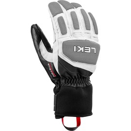 LEKI Griffin Pro 3D 8.5 H-Ski Gloves 2024/25 White-Black
