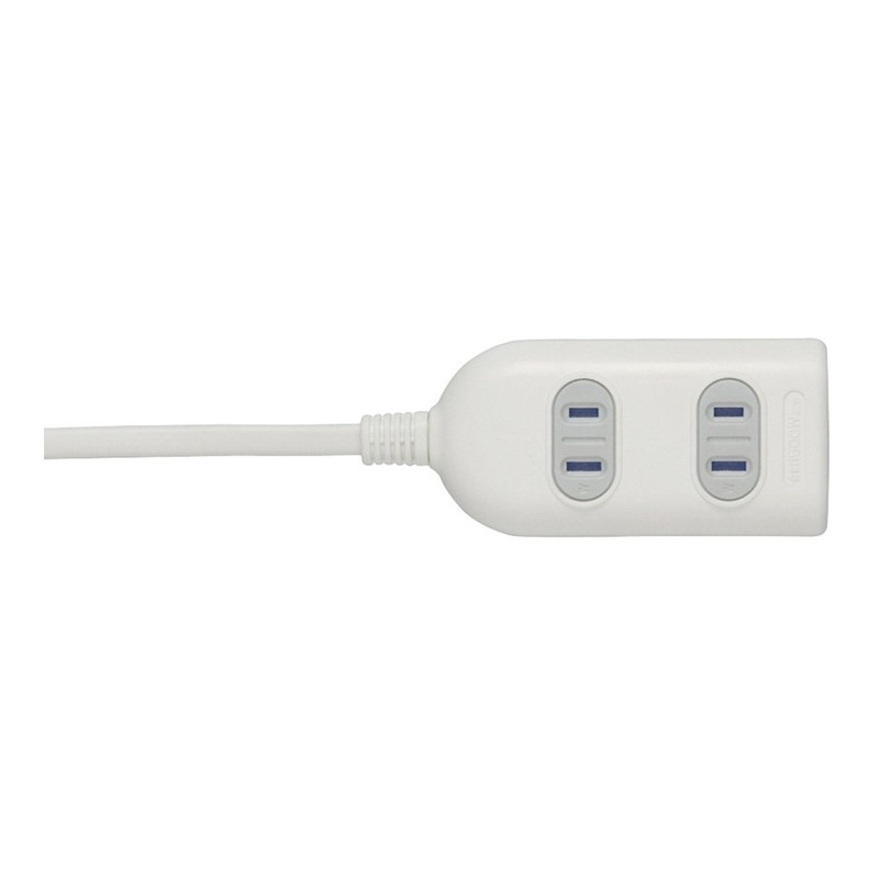 BUFFALO BSTAPSH2350WH 2-Pin Power Strip with 3 Outlets Shutter 5