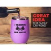 Tattoo Artist Pink Wine Tumbler 12oz - I wanna Ink