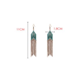Western Jewellery for Women Boho Earrings for Women Long Tassel Earrings Geometric Statement Dangle Earrings Boho Jewelry Accessories for Women