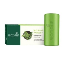 Biotique 바이오티크 바질앤파슬리 천연비누 150g / 1개 (AD) Bio-Tique Basil & Parsley Natural Soap 150g / 1 piece (AD)