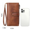 GOIACII Wallet for Women RFID Blocking Large Capacity Long Ladies