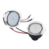2PCS Rearview Mirror Puddle Lights LED White Light Under Mirror