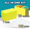 H4D 3x5 Index Card Holder with 100 Heavyweight Ruled Index