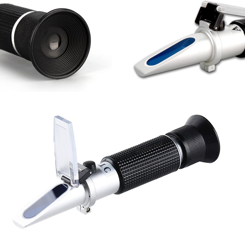 Antifreeze Refractometer 4-in-1 Coolant Refractometer Antifreeze Tester for Automobile Antifreeze