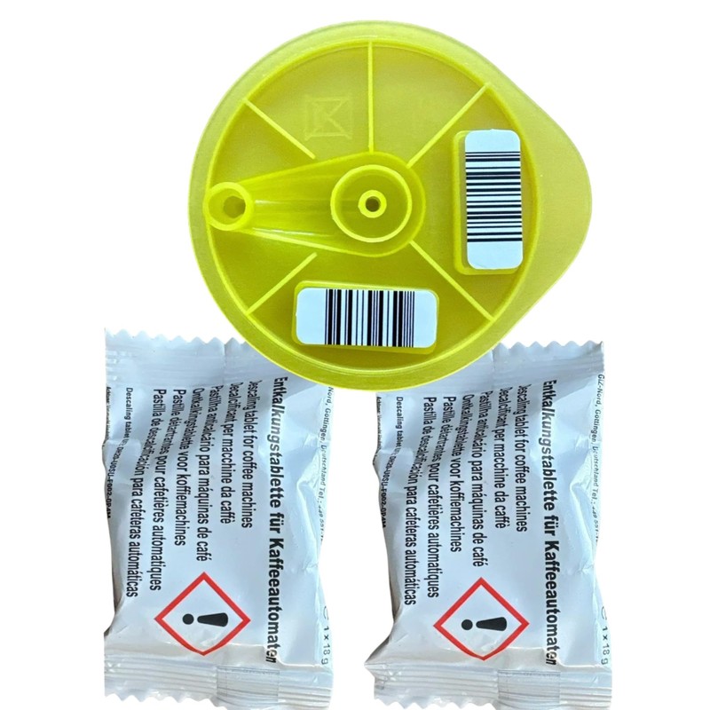 Quailitas Service T-Disc and 2 Descaling Tablets Compatible with Tassimo