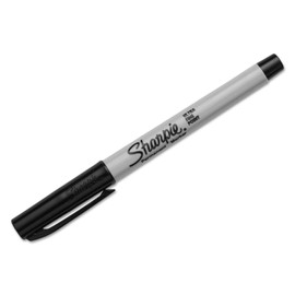 Sharpie 37665PP Permanent Markers Ultra Fine Point Black 5/Pack