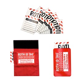 ROTH ID TAG™ Kit Traveler Kit | Emergency Contact Identification System