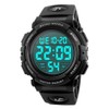 Timever Digital Wrist Watch, Waterproof, Men’s, w/Stopwatch, LED Watch, Running