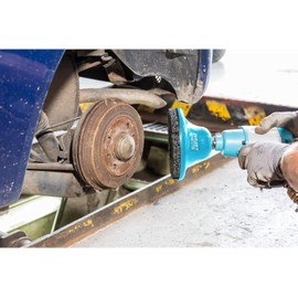 HAZET Wheel Hub Grinder 4960V-160/2 I 2-Piece for Car Wheel Hubs up to 160 mm I Quick and Easy Cleaning of Rust and Dirt on Wheel Hubs and Brake Discs